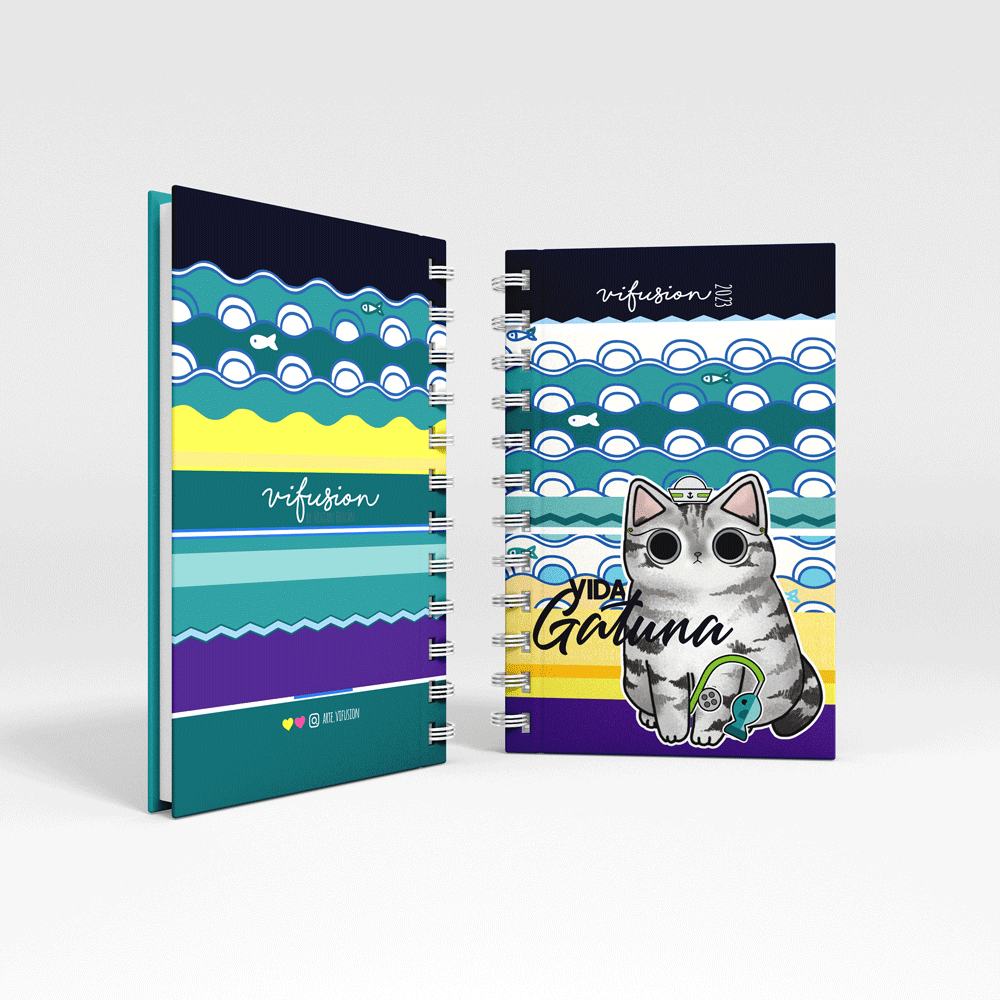 mockup tienda online libretas gatoatigradogris